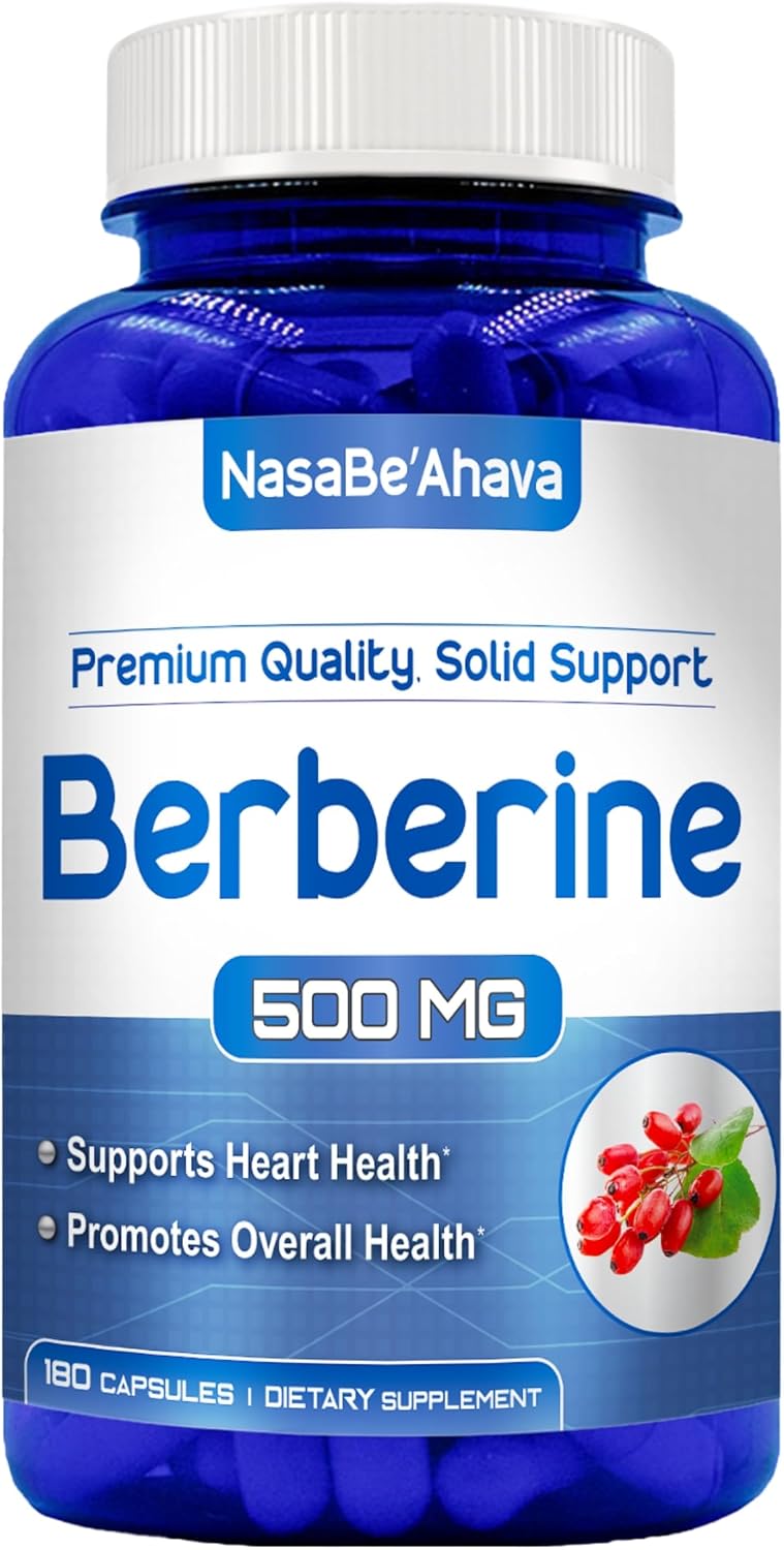 Easy Absorption Berberine Supplement 500mg – 180-Day Supply - görsel 1