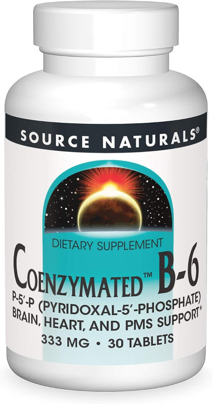 Source Naturals Coenzymated B-6 (P5P) - 333 mg, 60 Tablets