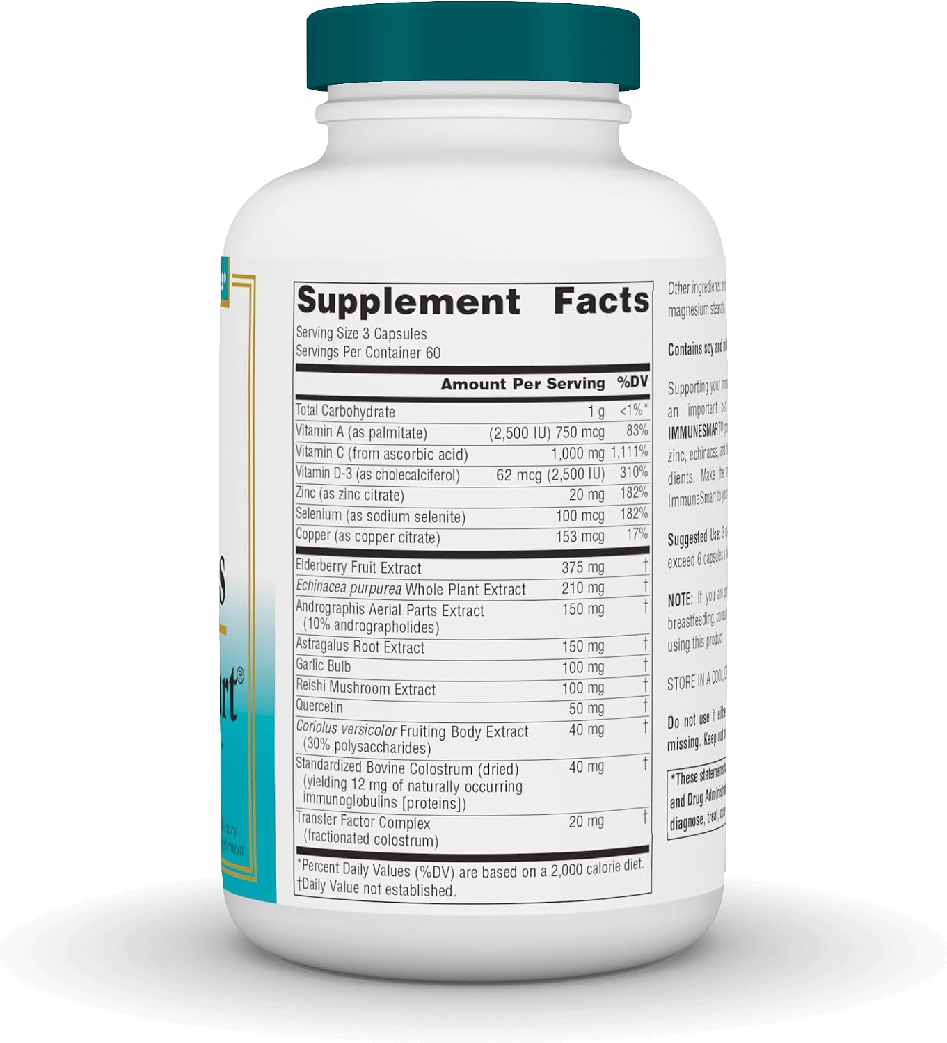 Source Naturals Wellness ImmuneSmart – Daily Immune Support, 180 Capsules - görsel 2