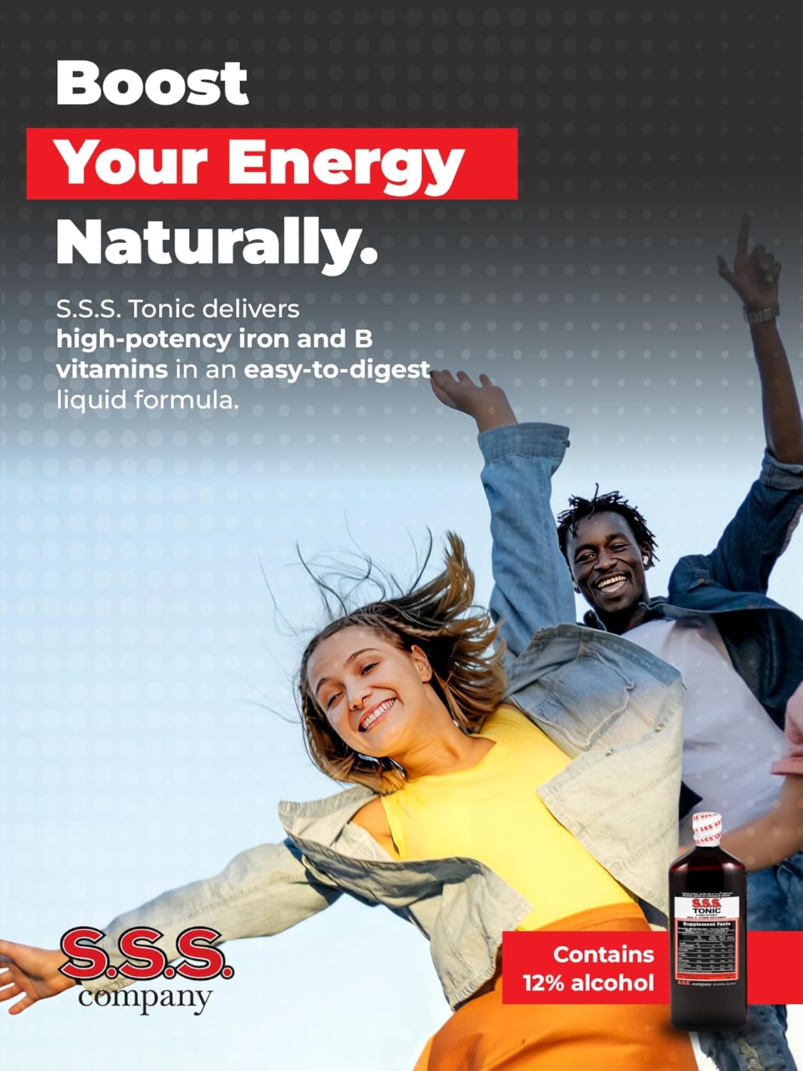 S.S.S. Tonic – High Potency Liquid Iron Supplement with B1, B2, B3 Vitamins - görsel 8