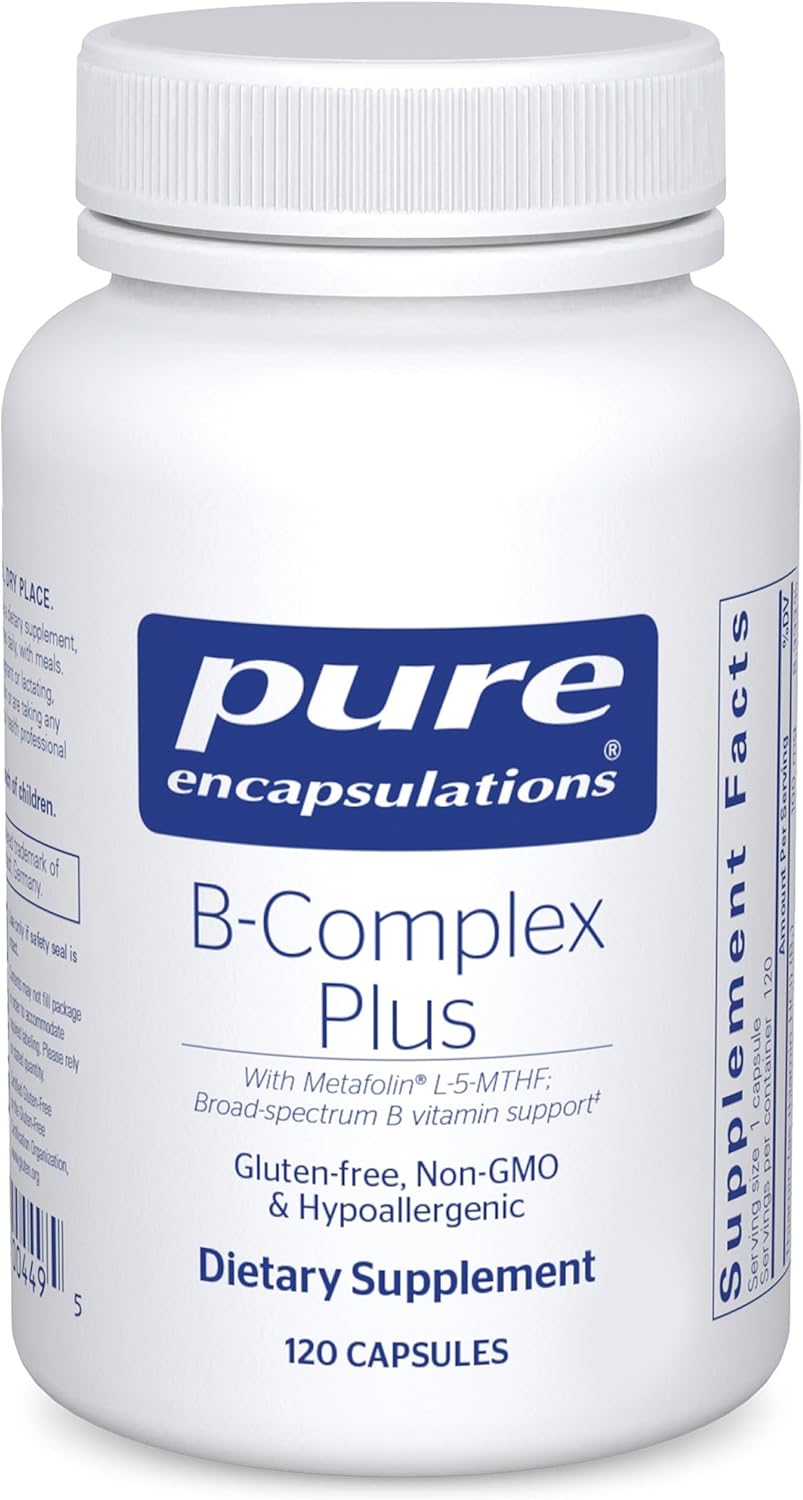 Pure Encapsulations B-Complex Plus, 60 Capsules - görsel 8