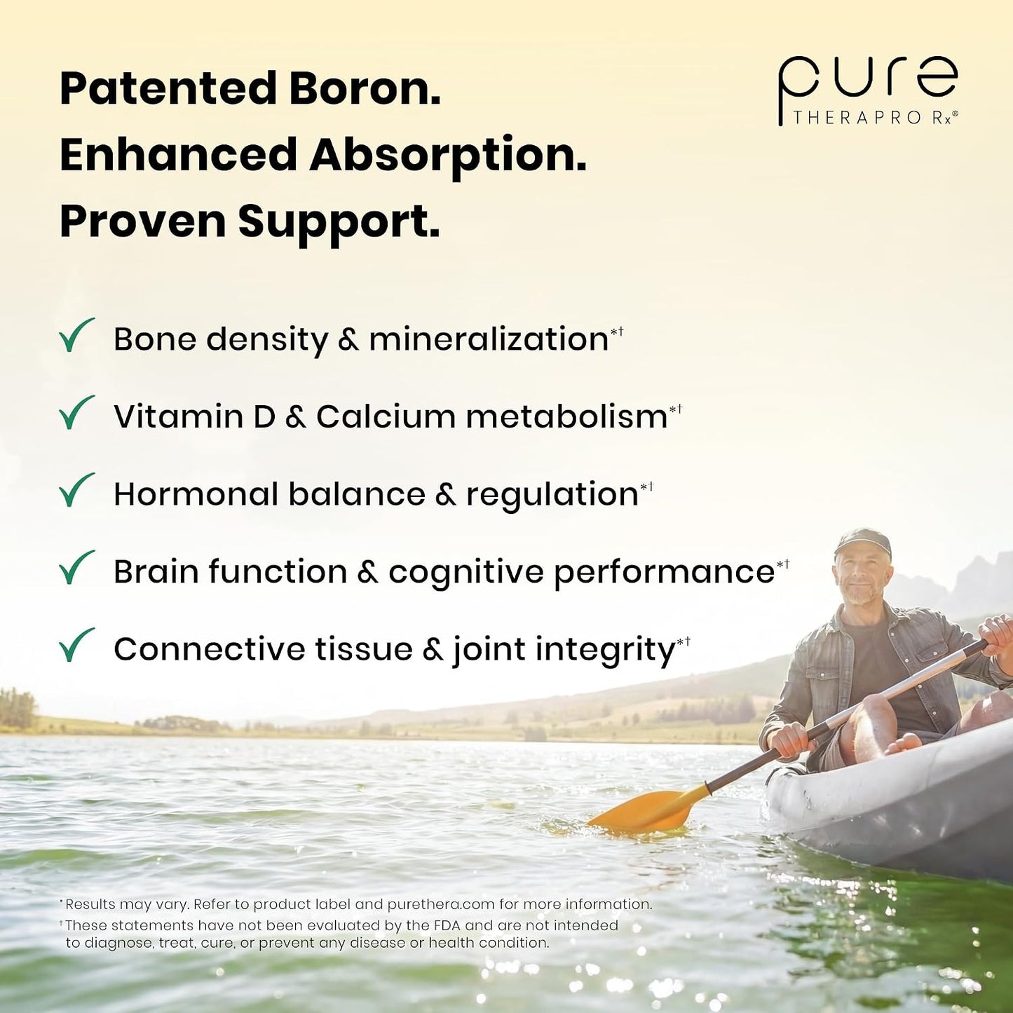 Pure TheraPro Rx Bio Boron - 30mg - 90 Capsules - Albion Bororganic Glycine Boron Supplement - görsel 5