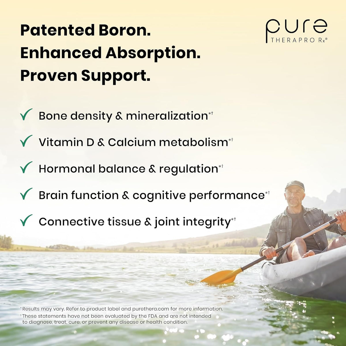 Pure TheraPro Rx Bio Boron - 30mg - 90 Capsules - Albion Bororganic Glycine Boron Supplement - görsel 5