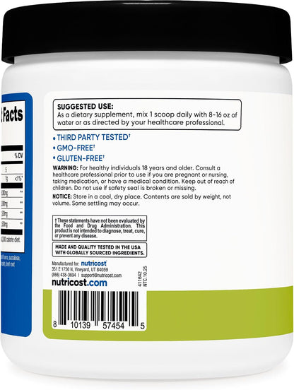 Nutricost BCAA Powder 2:1:1 (Peach Pear, 30 Servings) – Branched Chain Amino Acids