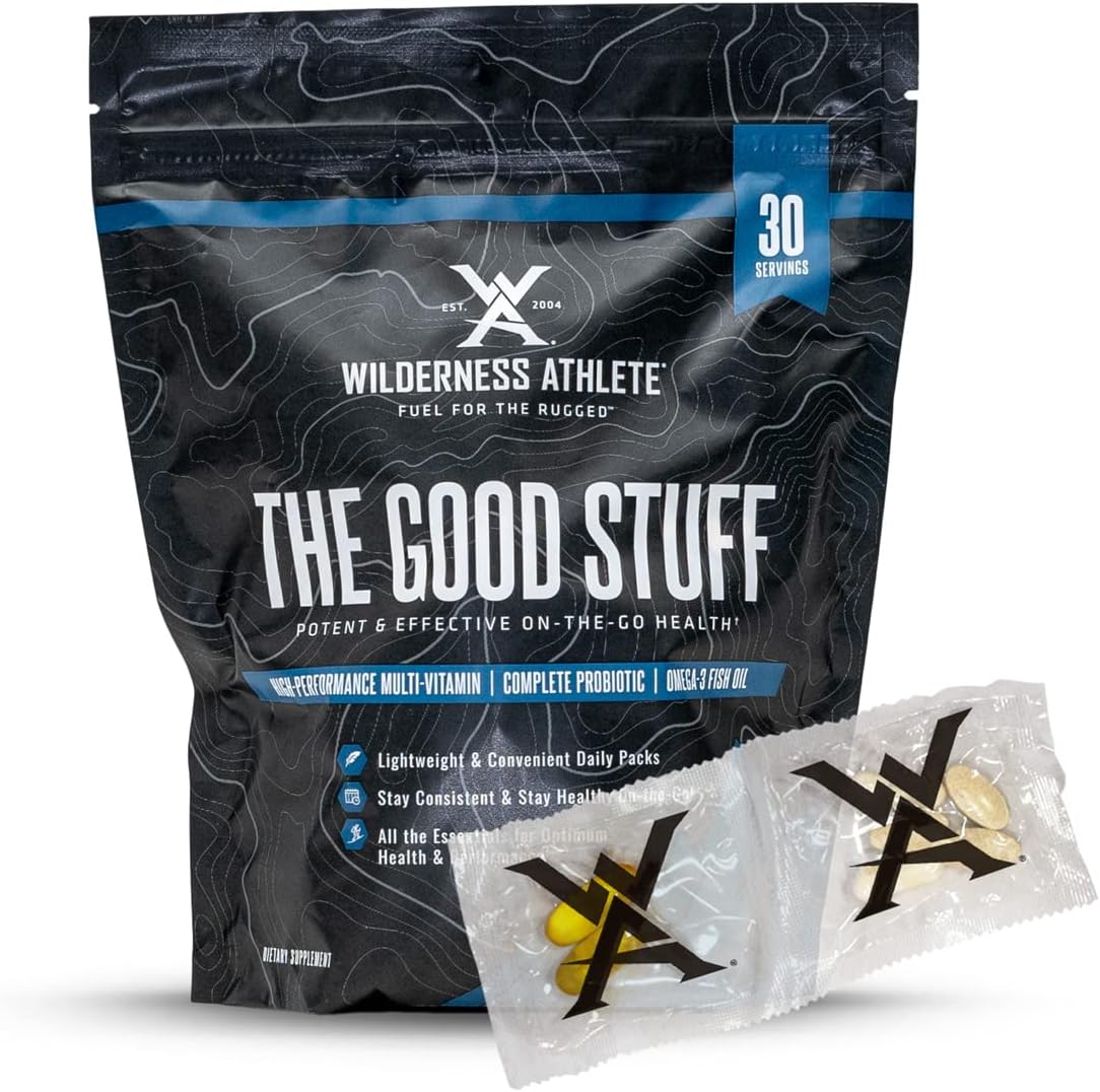 Wilderness Athlete The Good Stuff Daily Vitamin Pack – Multivitamin for Women and Men - görsel 1