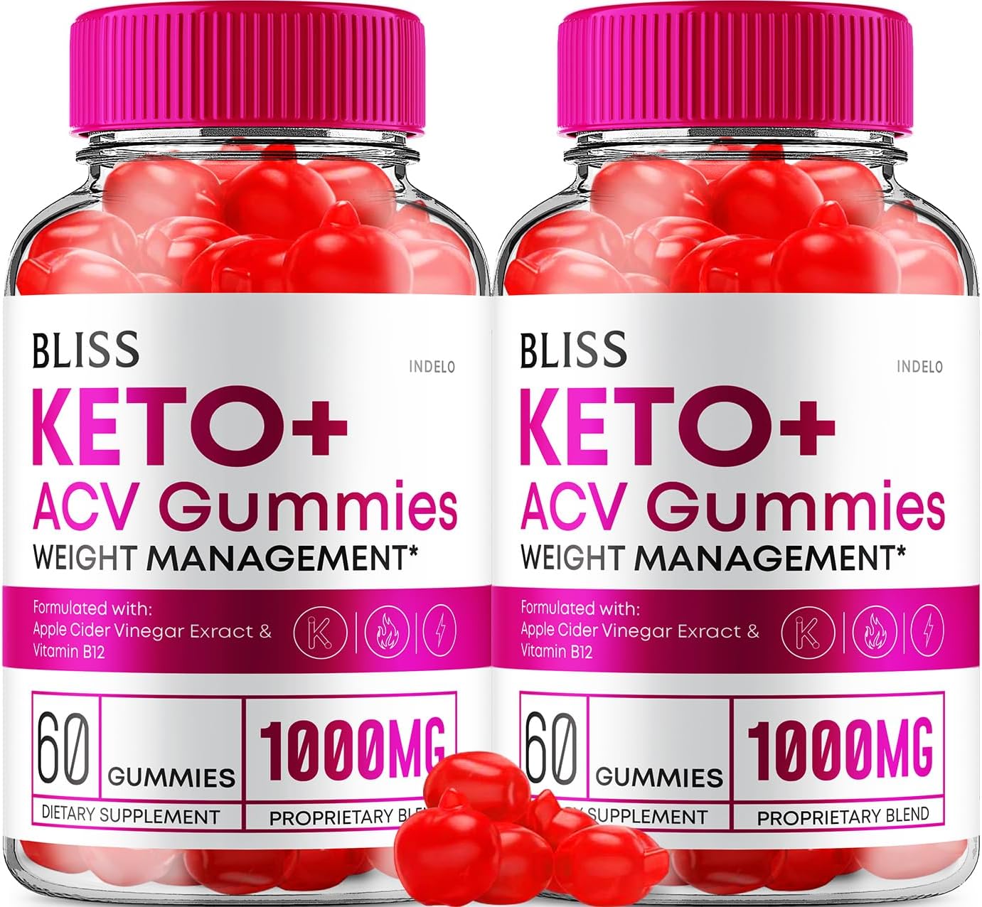 Bliss Keto ACV Gummies (120 Gummies, 2-Pack) - görsel 1