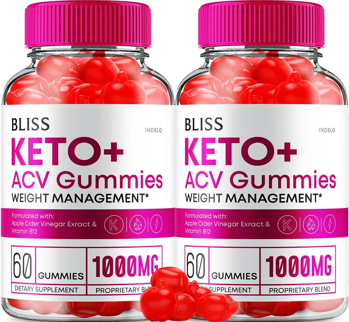 Bliss Keto ACV Gummies (120 Gummies, 2-Pack) - görsel 1