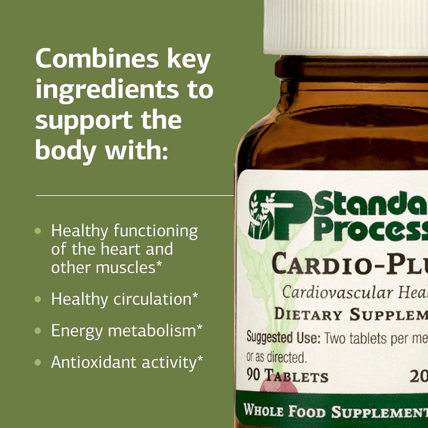 Standard Process Cardio-Plus - Antioxidant Support & Heart Health Supplement - 90 Tablets - görsel 4