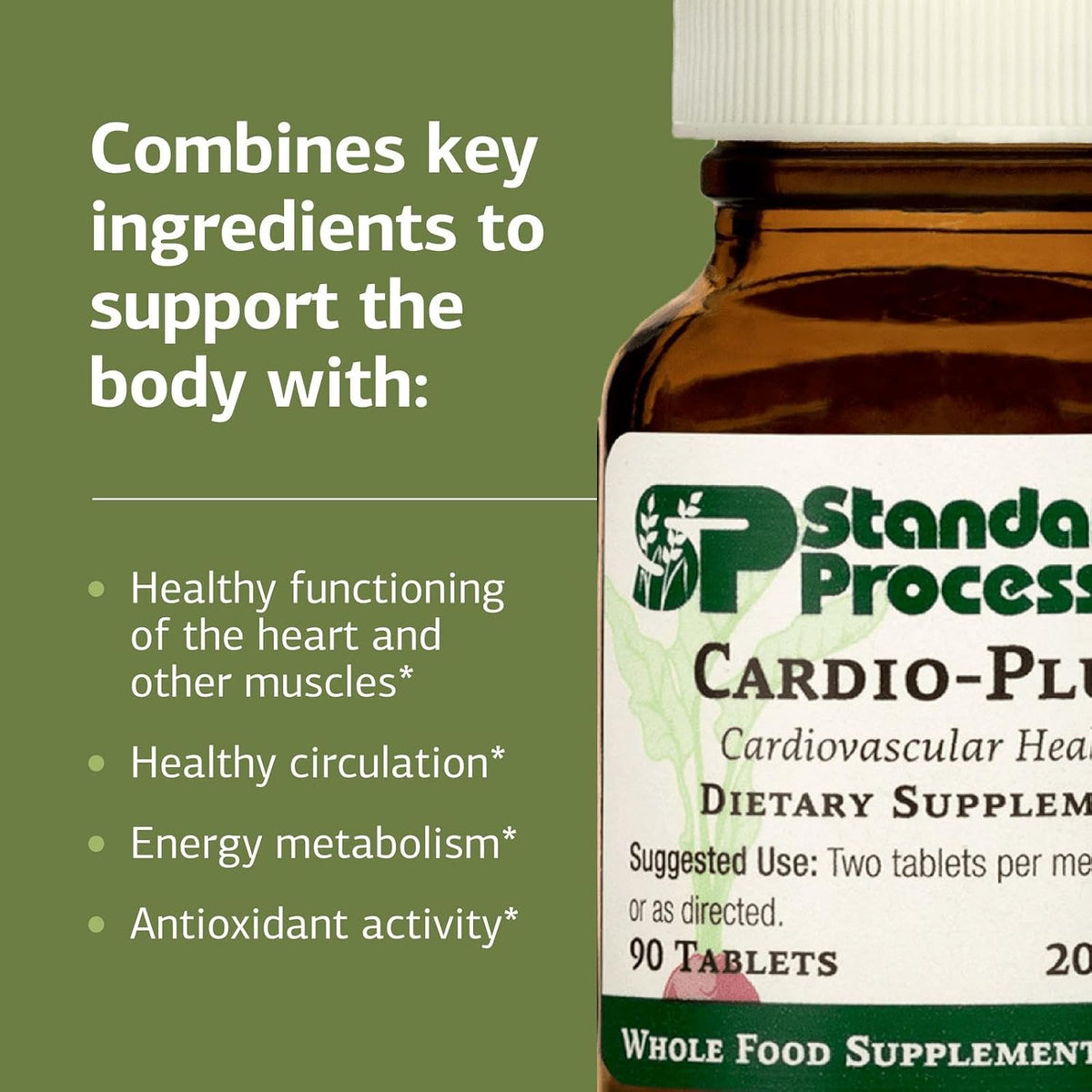 Standard Process Cardio-Plus - Antioxidant Support & Heart Health Supplement - 90 Tablets - görsel 4