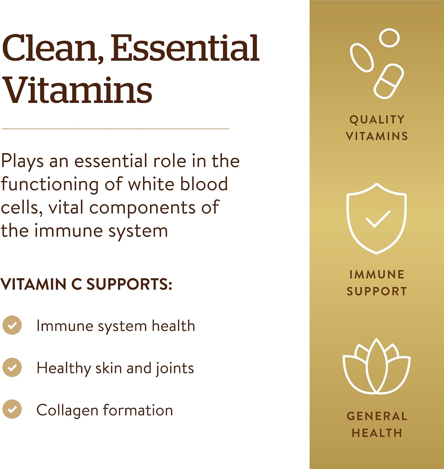 Solgar Vitamin C 1000 mg with Bioflavonoids, 250 Vegetable Capsules - görsel 4