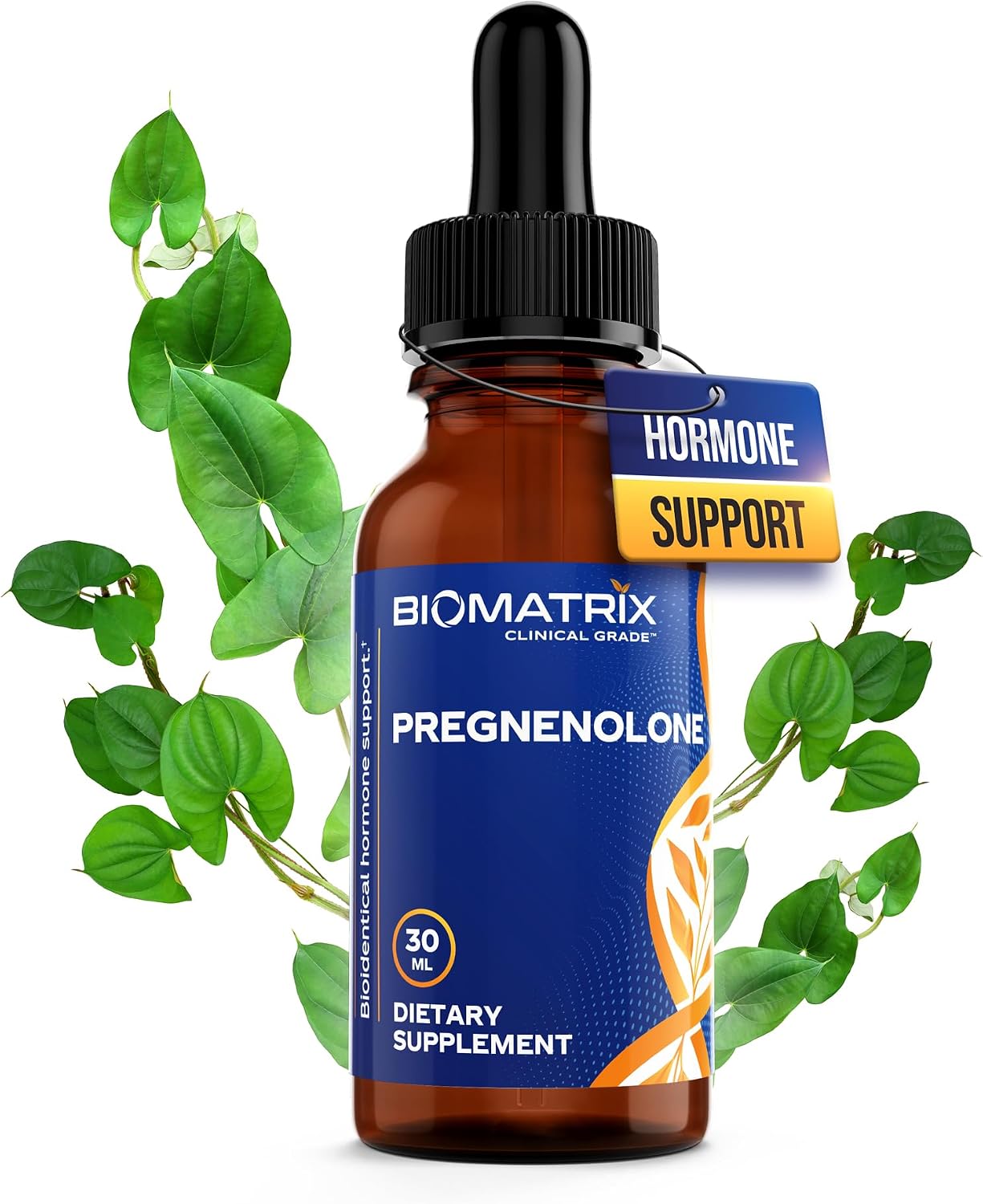 BioMatrix Pregnenolone Supplement – Sublingual Micronised Liquid (30 ml) - görsel 1