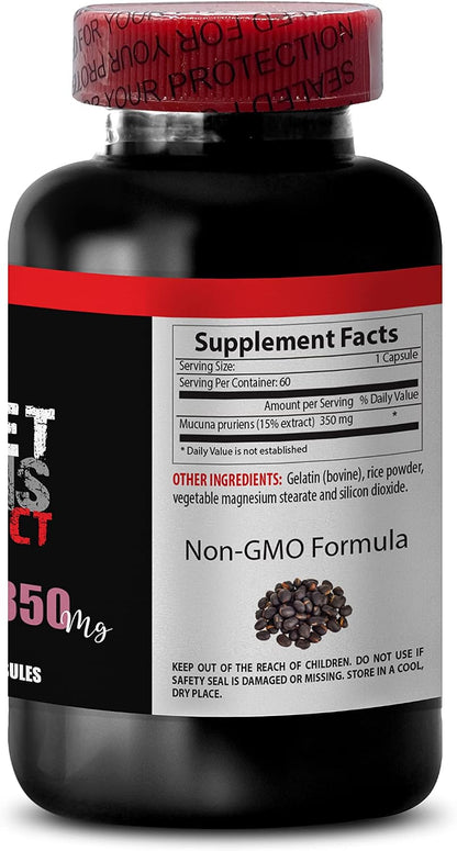 Mucuna Pruriens Extract - Velvet Bean Supplement - 120 Capsules