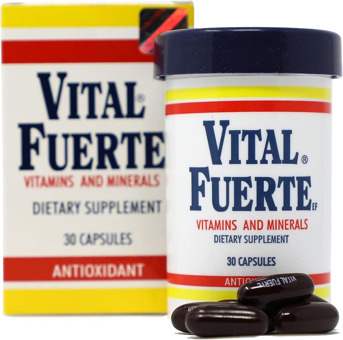Vital Fuerte, Vitamins and Minerals Food Supplement, 30 Capsules - görsel 2