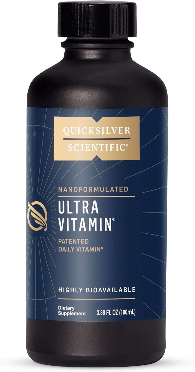 Quicksilver Scientific Liposomal Ultra Vitamin - Liquid Multivitamin with B Complex, Vitamins D, C, E, K, and Antioxidants (100 ml) - görsel 1