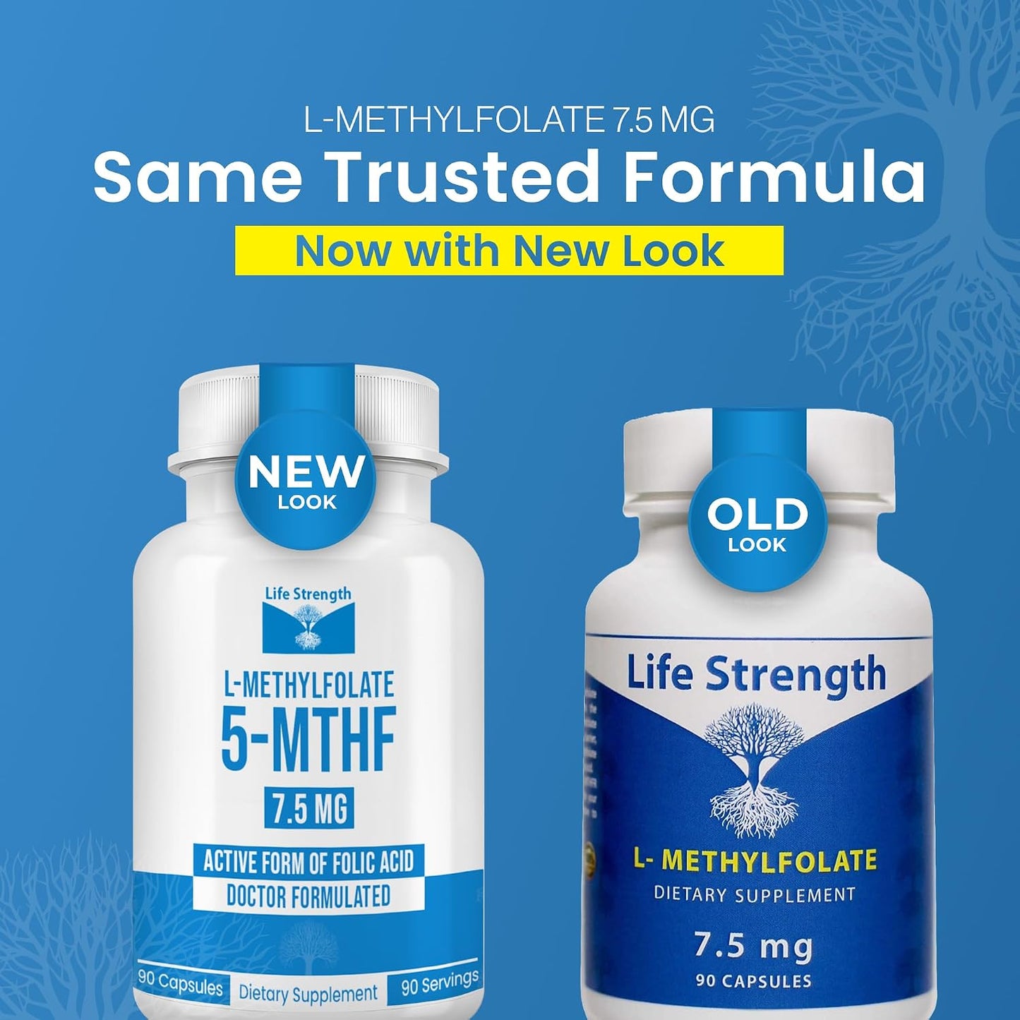 LifeStrength L-Methylfolate 7.5mg – 90 Capsules, Optimised & Highly Bioactive Methyl Folate Supplement - görsel 3