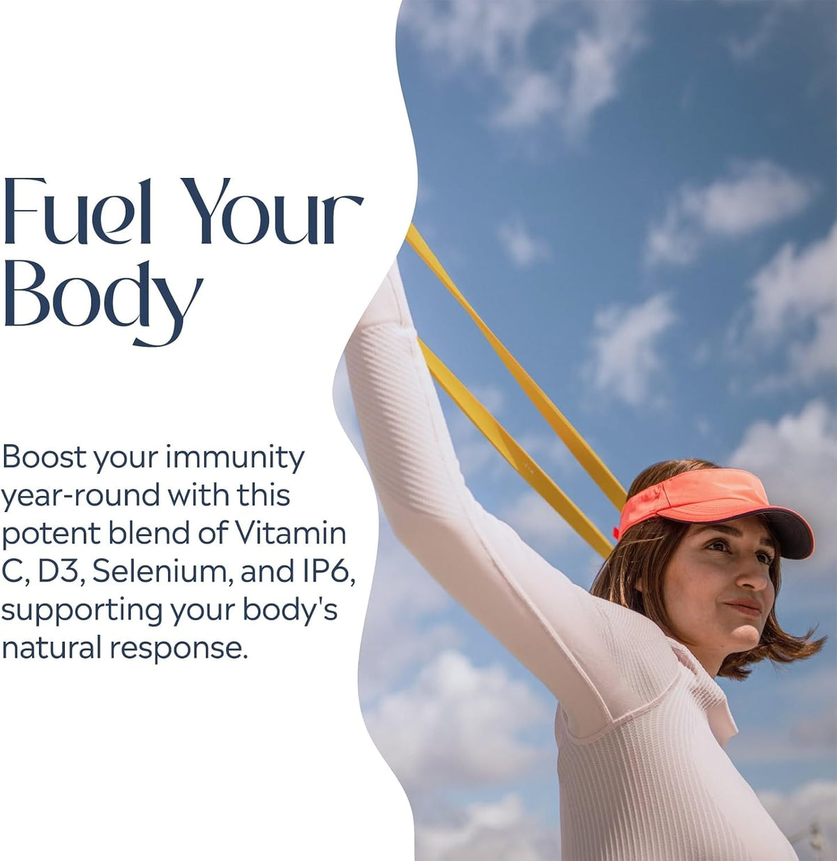 PURE Immune6 - Immune Support Supplement with IP6, Selenium, Vitamin C and D3 - 120 Vegetarian Capsules - görsel 5