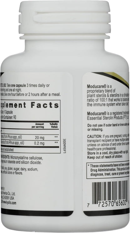 Kyolic Moducare Sterols - Plant Sterol Supplement, 90 VegiCaps