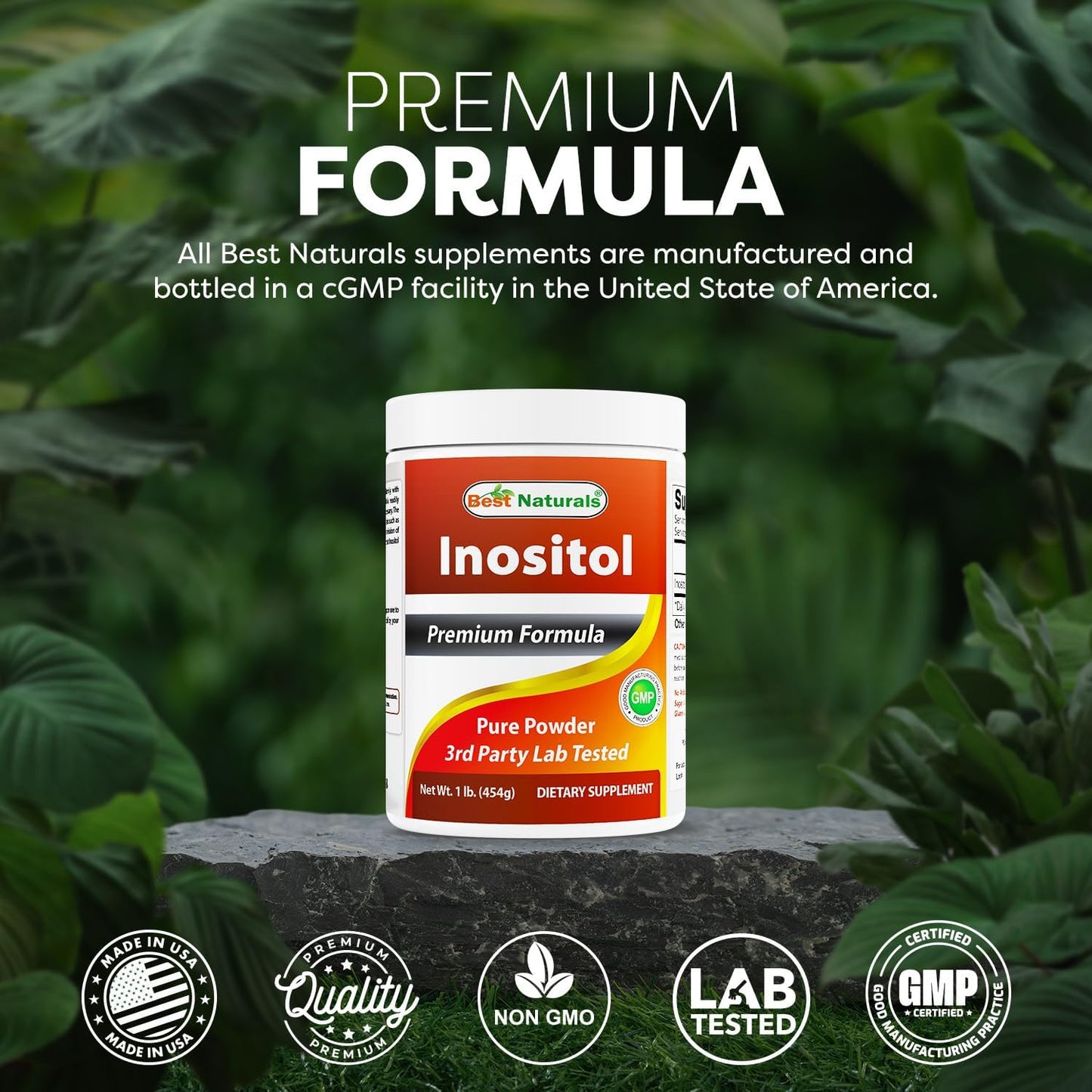 Best Naturals Pure Inositol Powder (Vitamin B8), 454 g - görsel 5