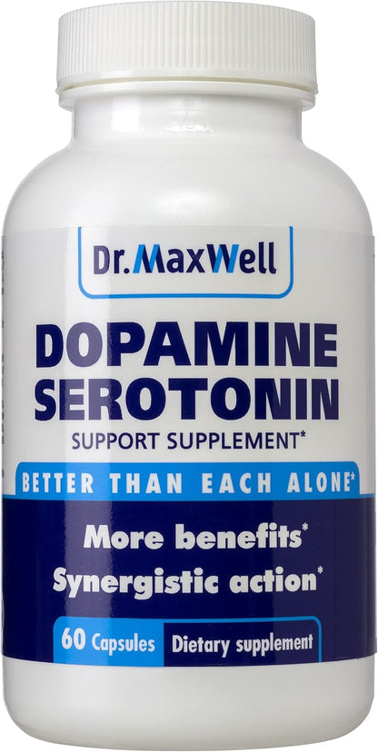 Dr. Maxwell Serotonin & Dopamine Support with Mucuna Pruriens and 5-HTP - 60 Capsules
