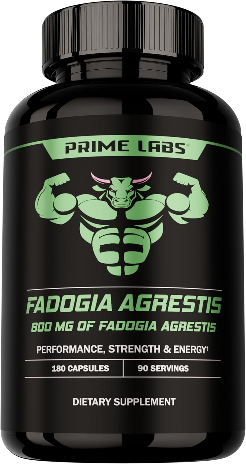 Prime Labs Fadogia Agrestis for Men - 600mg - Performance & Energy Support - 180 Capsules - görsel 1