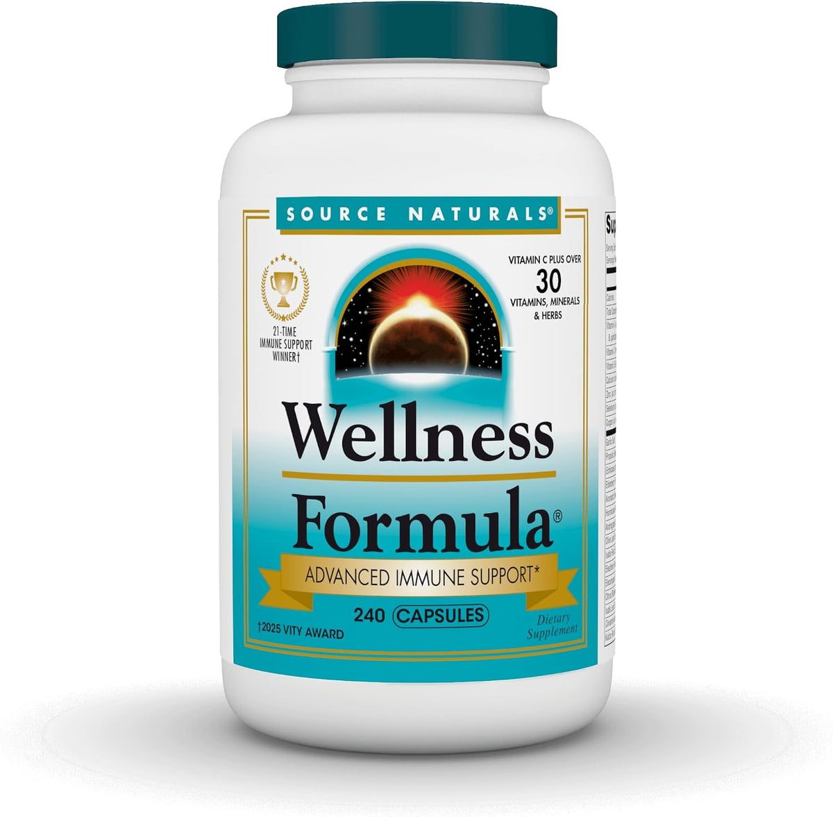 Source Naturals Wellness Formula Bio-Aligned Vitamins & Herbal Defence – 240 Capsules - görsel 1