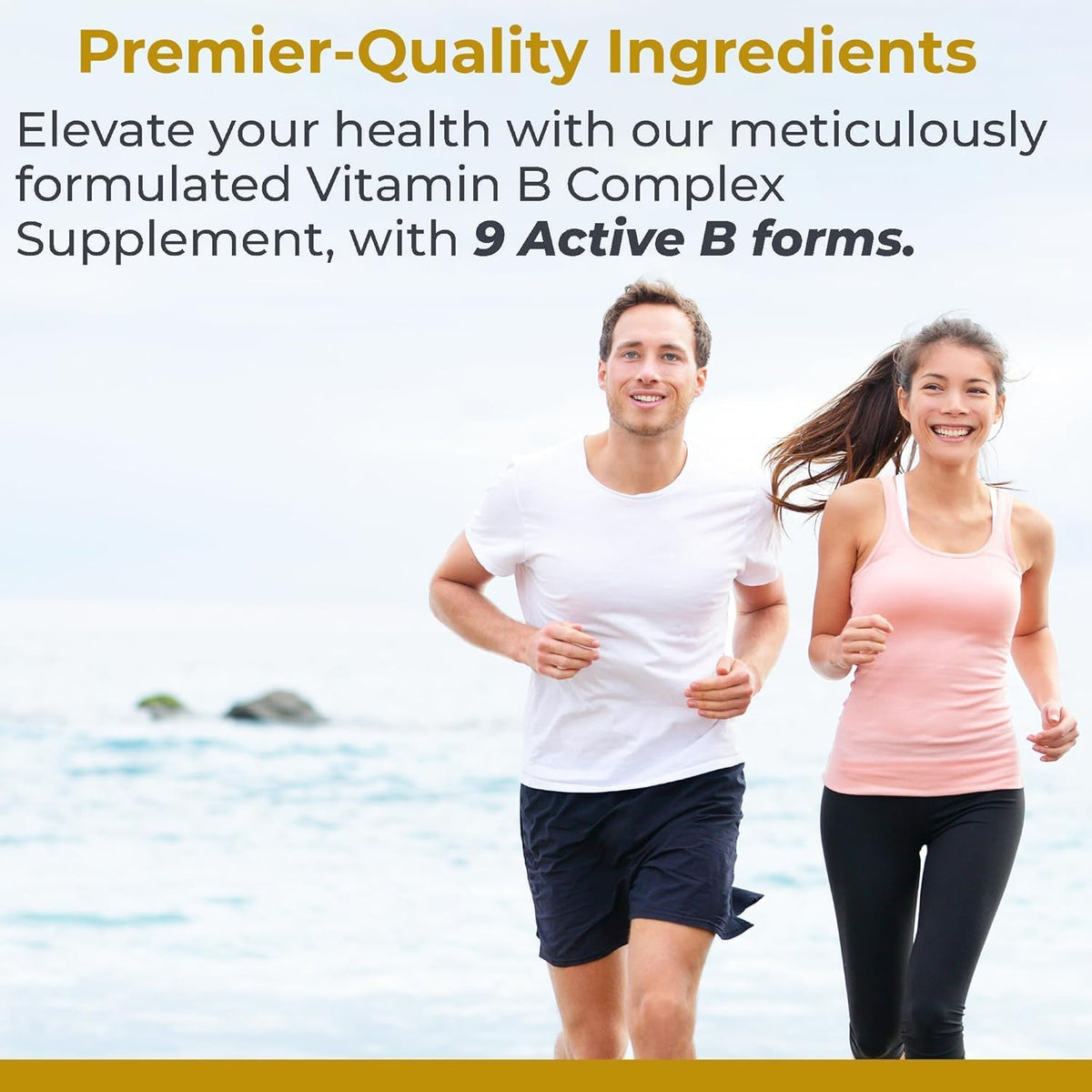 Premier Research Labs Complete B - Vitamin B Complex Supplement with 9 Active B Vitamins for Liver, Energy & Brain Support (60 Capsules) - görsel 3
