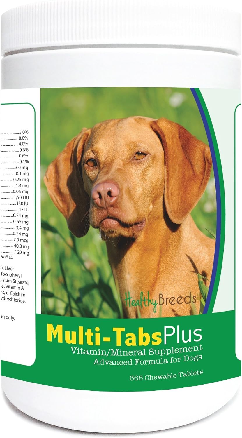 Healthy Breeds Vizsla Multi-Tabs Plus Chewable Tablets, 365 Count - görsel 1