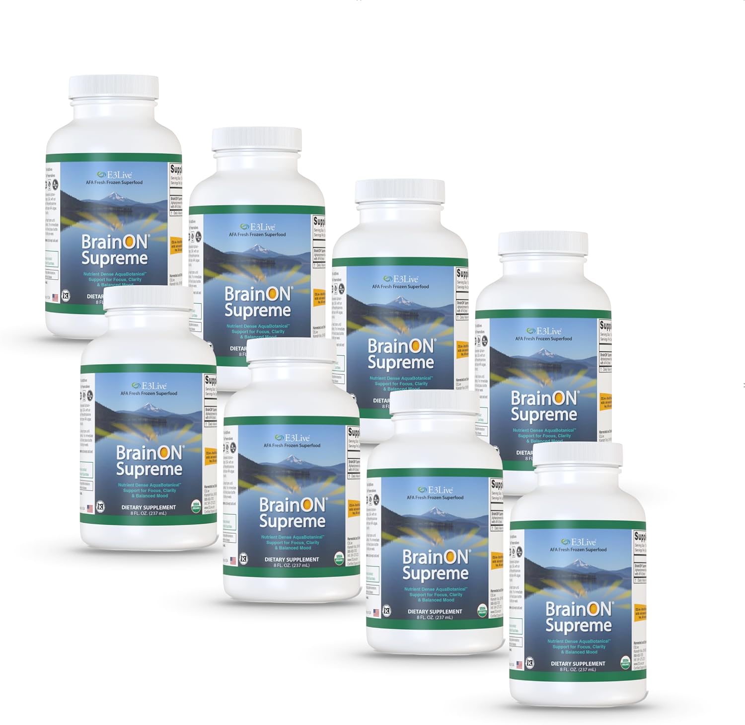 BrainON Supreme - Premium Brain Nutrition Blend for Cognitive Support (8 Pack) - görsel 1