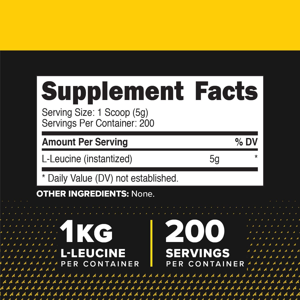 Primaforce L-Leucine Pure Powder 1 kg - Non-GM, Gluten-free, 200 Servings - görsel 2