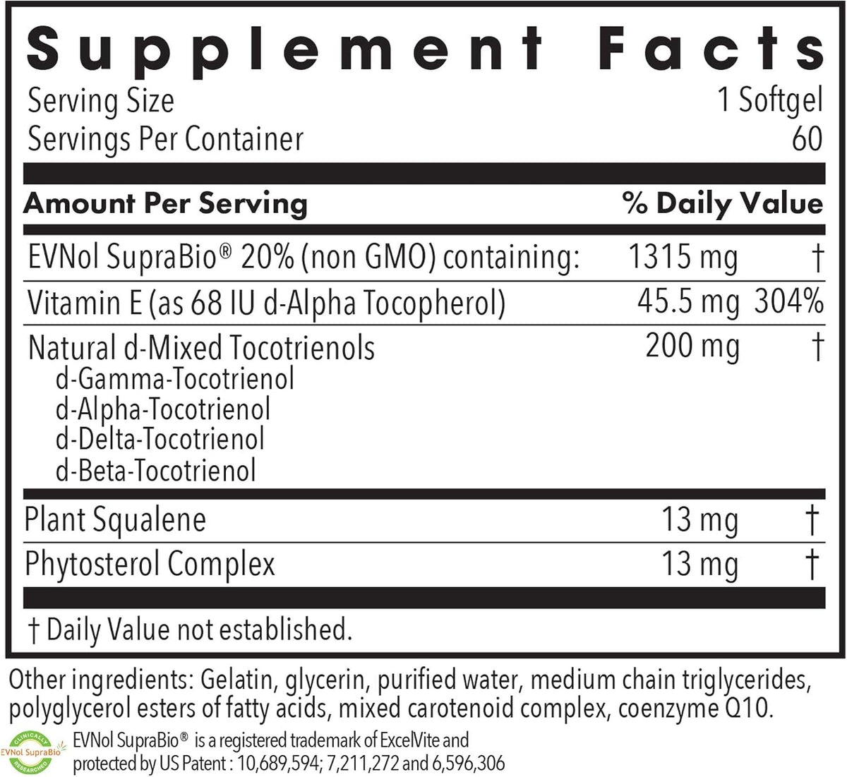 ARG Tocomin SupraBio Tocotrienols 200 mg - görsel 2