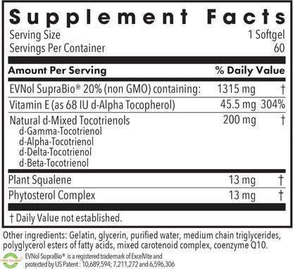 ARG Tocomin SupraBio Tocotrienols 200 mg