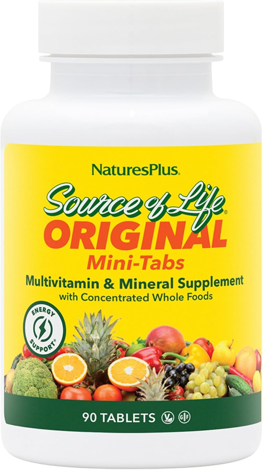 NaturesPlus Source of Life Multivitamin & Mineral Supplement, 360 Mini-Tablets - görsel 9
