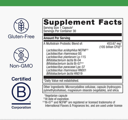 Metagenics UltraFlora BiomePro - 105 Billion CFU Probiotic Supplement