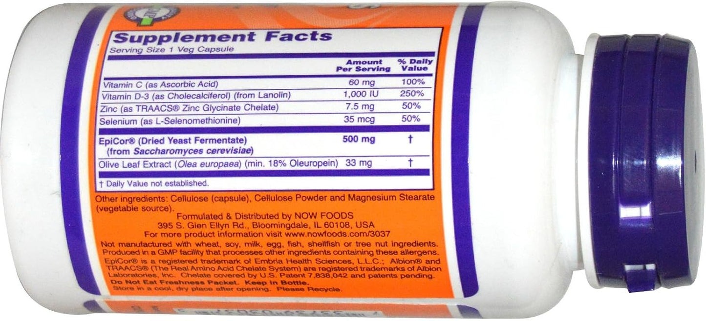 NOW Foods EpiCor Plus Immunity 60 Vegetarian Capsules - görsel 2