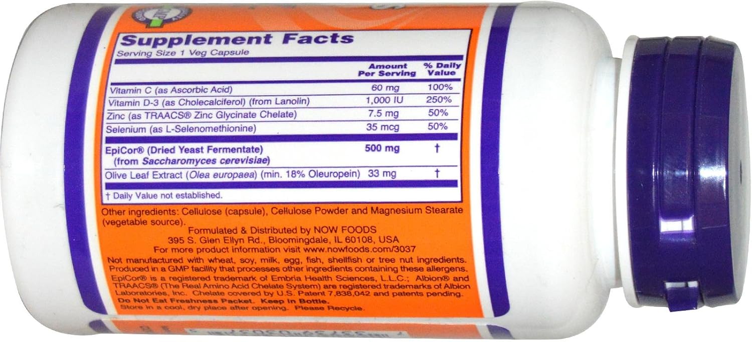 NOW Foods EpiCor Plus Immunity 60 Vegetarian Capsules - görsel 2