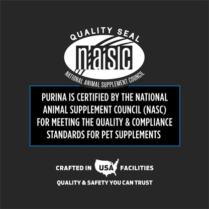 Purina Pro Plan Veterinary Supplements Skin Care Dog Chews with Omega-3 Fish Oil, EPA and DHA
