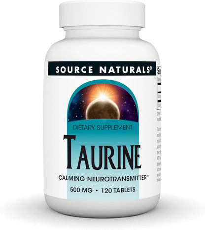 Source Naturals Taurine 500 mg Tablets
