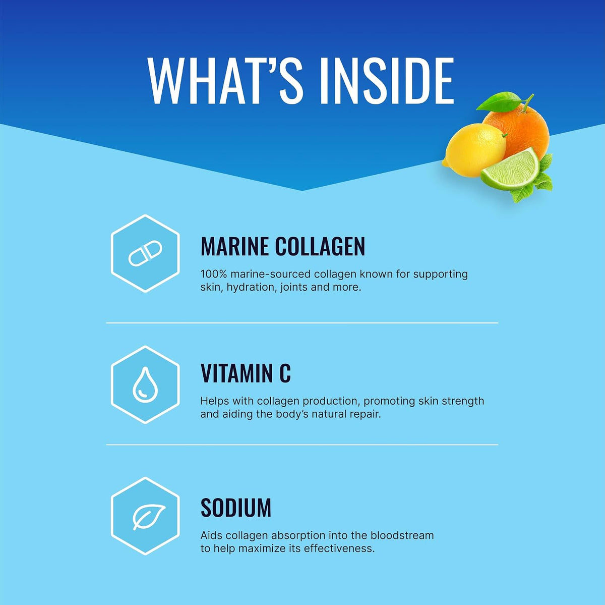 Approved Science Marine Collagen Tablets - Types I & III with Vitamin C and Bioperine - 360 Tablets - görsel 2