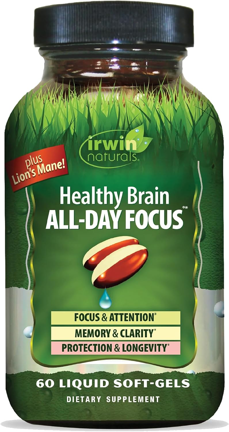 Irwin Naturals Healthy Brain All-Day Focus Nootropic Support - görsel 1