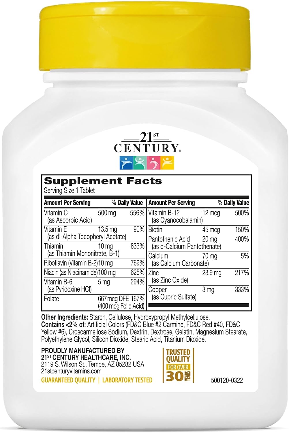 21st Century Stress B Plus Zinc, 66 Tablets - görsel 4