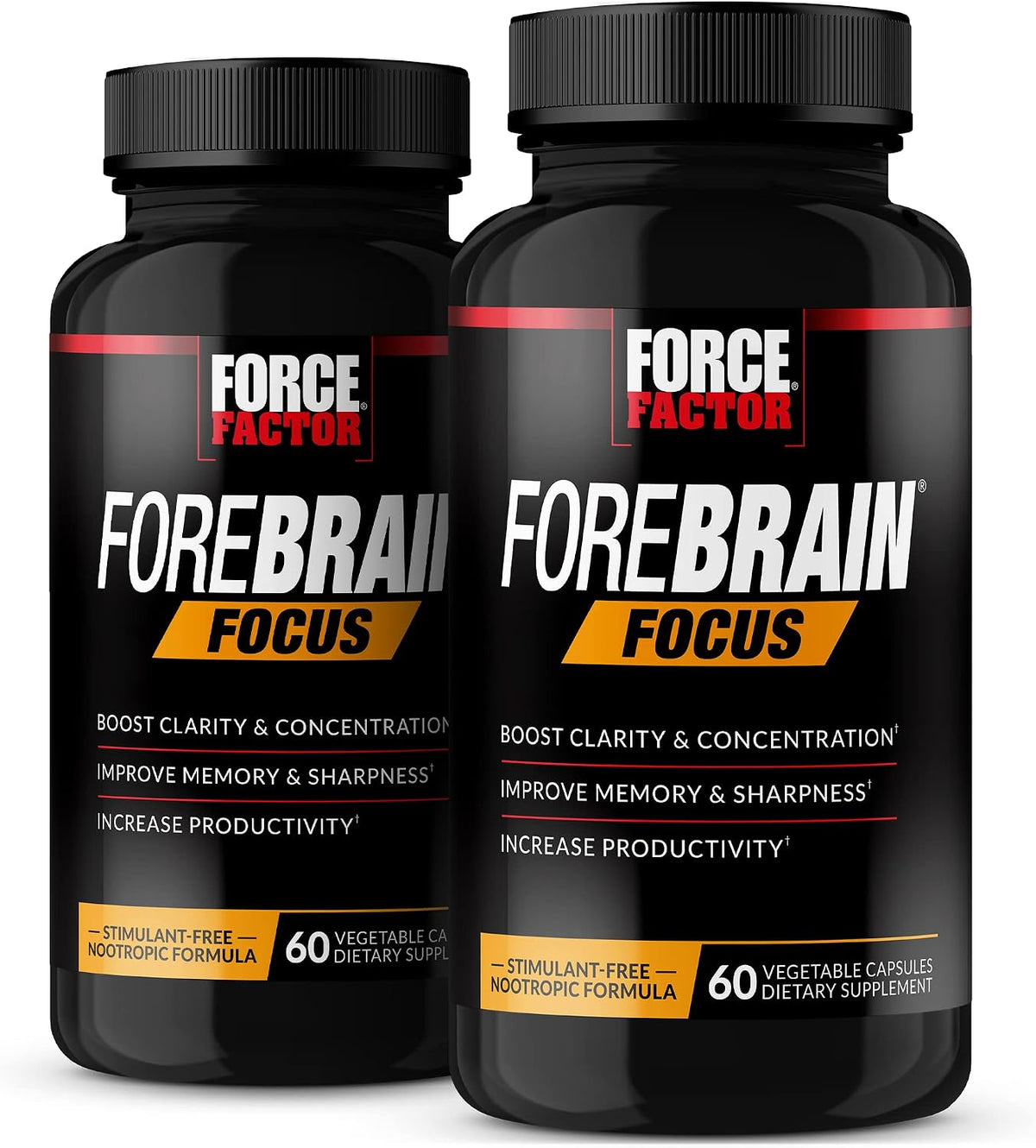 Force Factor Forebrain Focus Brain Supplement, 120 Capsules - görsel 1
