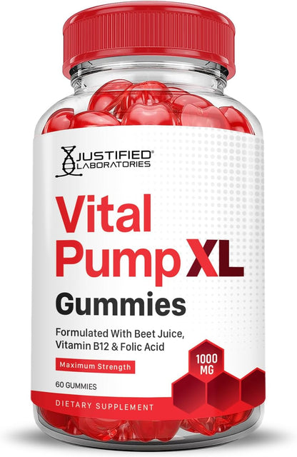 Justified Laboratories Vital Pump XL Performance Gummies (2 Pack) - 120 Gummies