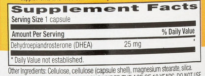 Country Life DHEA 25 mg, 90 Tablets