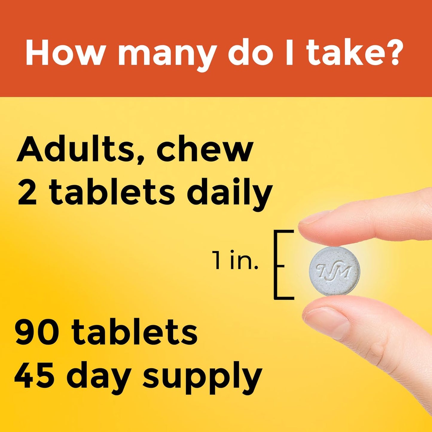 Nature Made Extra Strength Chewable Vitamin C 1000 mg – 90 Tablets (45-Day Supply) - görsel 5