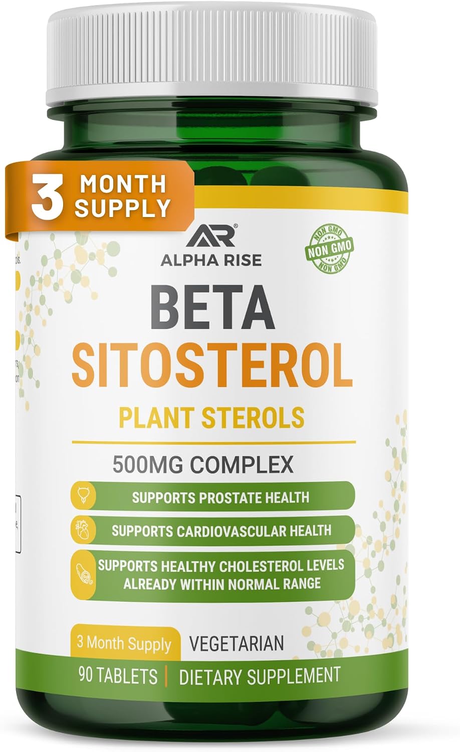Beta Sitosterol 500mg Tablets – Prostate and Cholesterol Support - görsel 1
