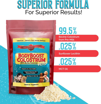 BodyBoost Bovine Colostrum Powder for Dogs – Allergy Relief: By supporting a balanced immune system, colostrum may – Image 4
