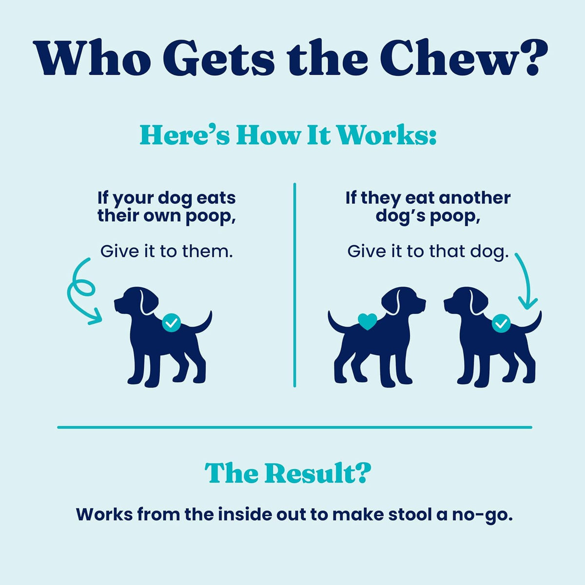 Solid Gold No Poo Chews for Dogs – Coprophagia Deterrent & Faeces Eating Deterrent with Peppermint & Probiotics – 60ct - görsel 6