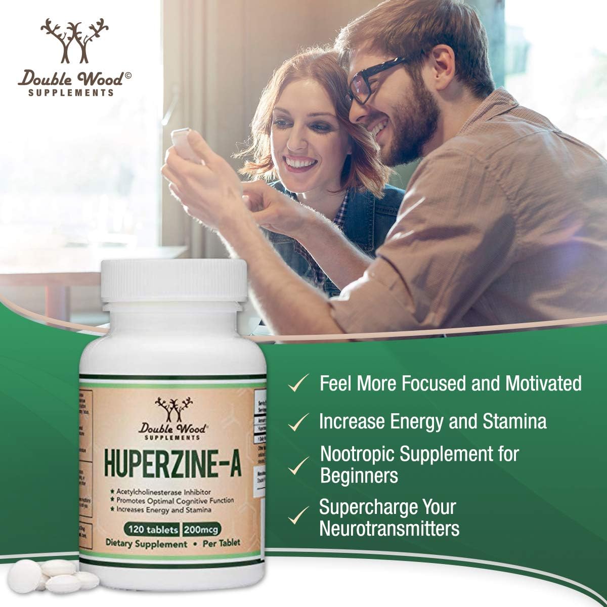 Huperzine A 200mcg (Third Party Tested) - 120 Tablets - görsel 6