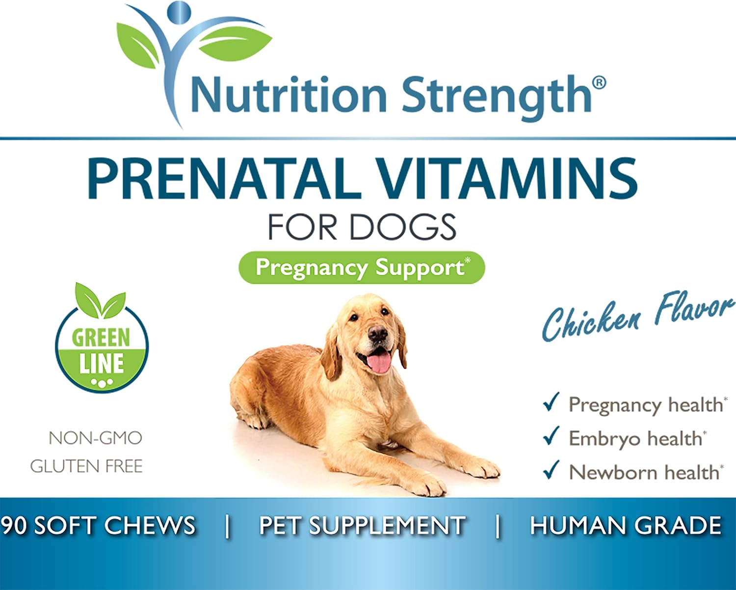 Nutrition Strength Prenatal Vitamins for Dogs - 90 Soft Chews - görsel 6