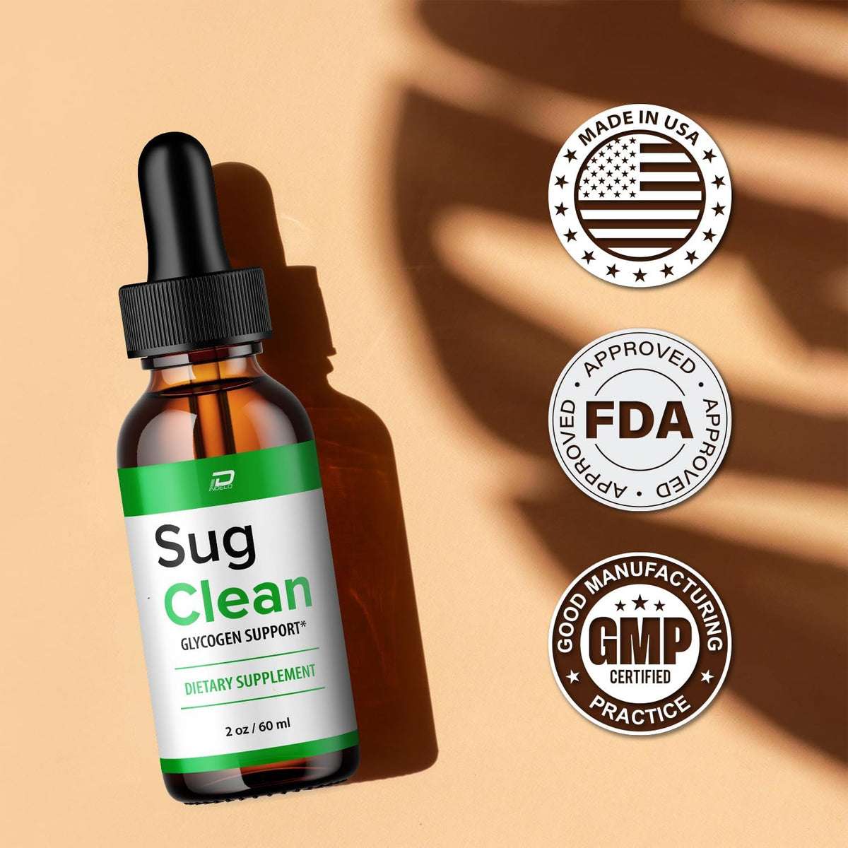 Indelo Sug Clean Drops – Extra Strength Glycogen Liquid Drops, 3-Pack - görsel 5